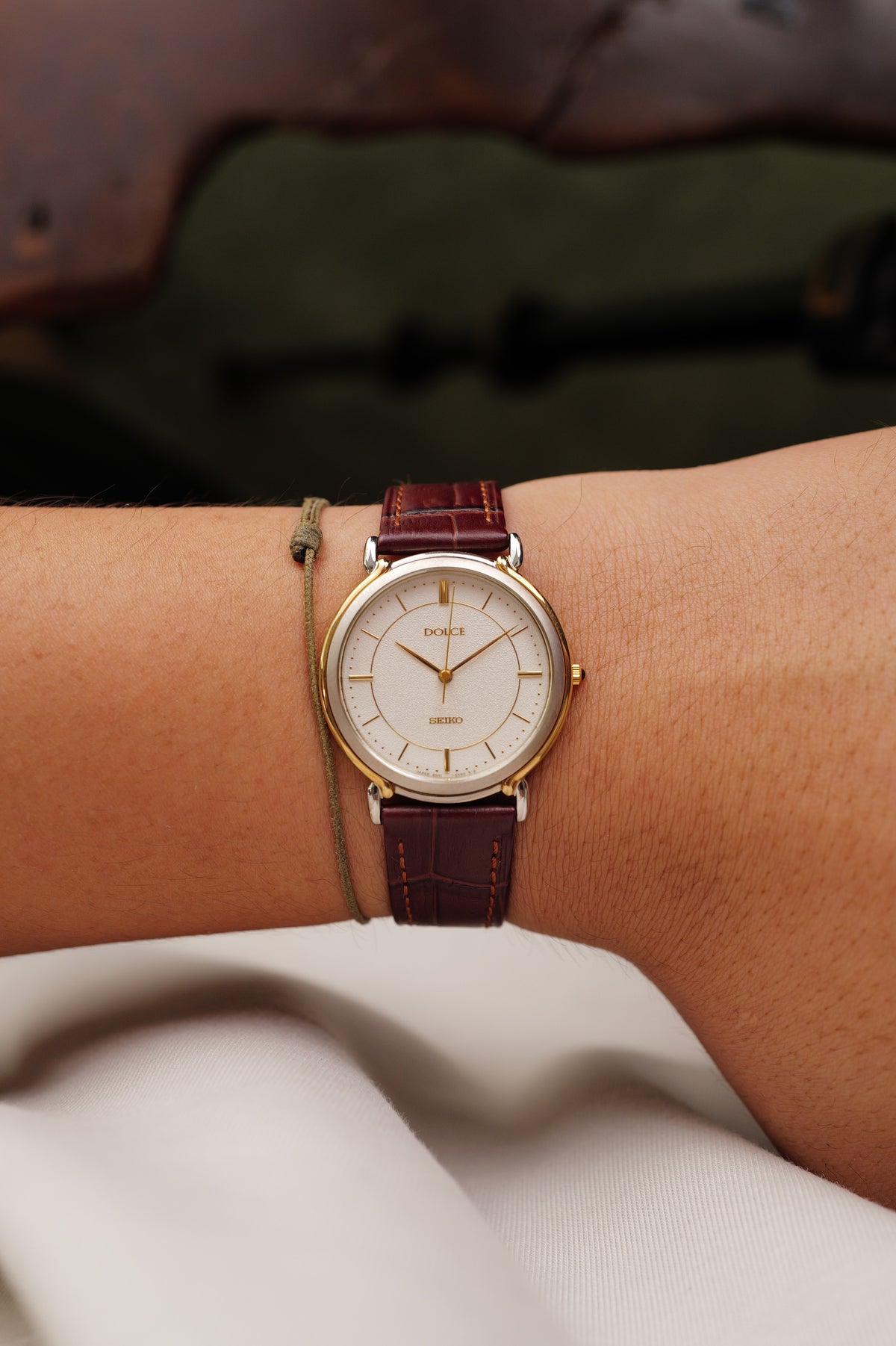 Seiko Dolce Exceline Couple set 7-11 20th anniversary piece. Circa.1990s