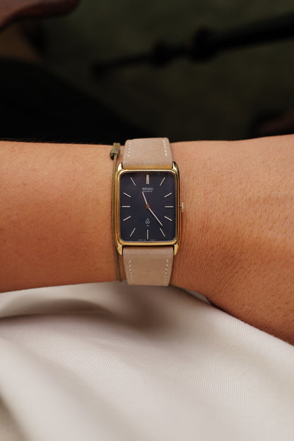 Seiko Quartz Tank "Linen" Circa. 1977