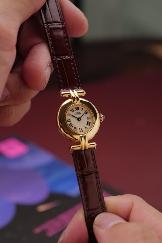 Cartier Colisee "Classic" Quartz Circa. 1980s w/ original box & deployant buckle