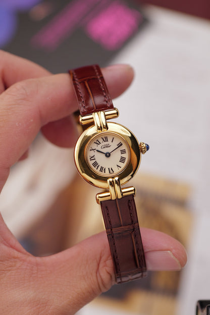 Cartier Colisee "Classic" Quartz Circa. 1980s w/ original box & deployant buckle