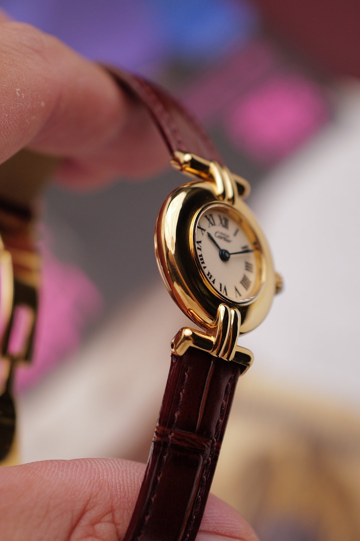 Cartier Colisee "Classic" Quartz Circa. 1980s w/ original box & deployant buckle