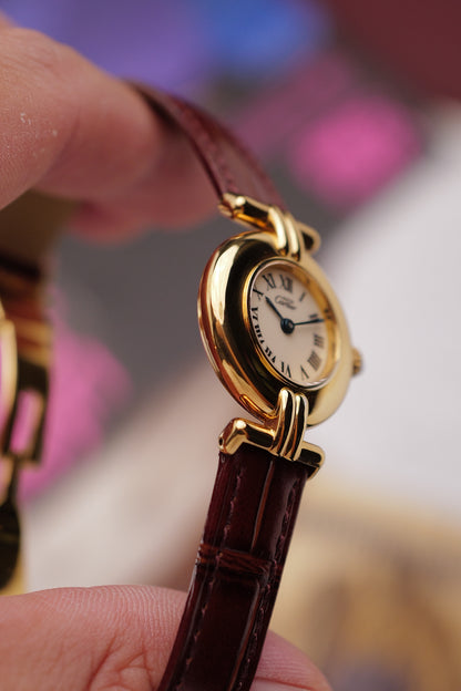 Cartier Colisee "Classic" Quartz Circa. 1980s w/ original box & deployant buckle