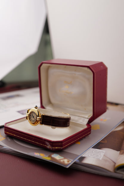 Cartier Colisee "Classic" Quartz Circa. 1980s w/ original box & deployant buckle