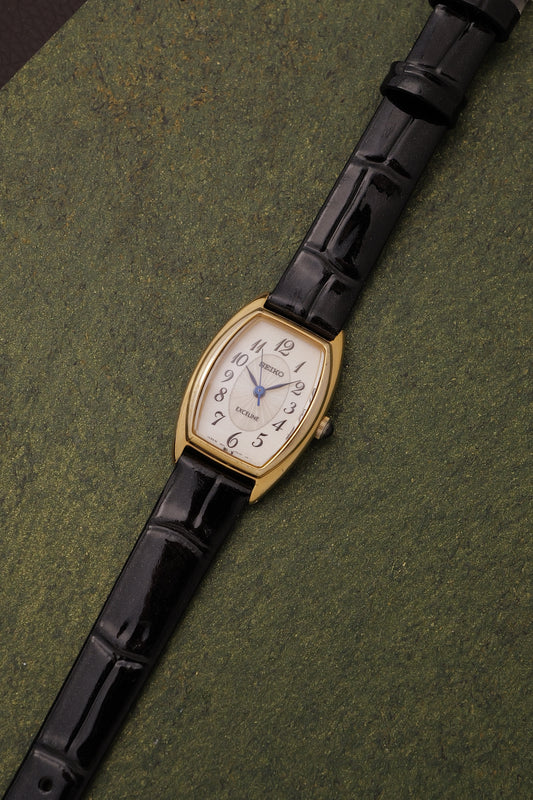Seiko Exceline "Tonneau Guilloche" Circa. 1993