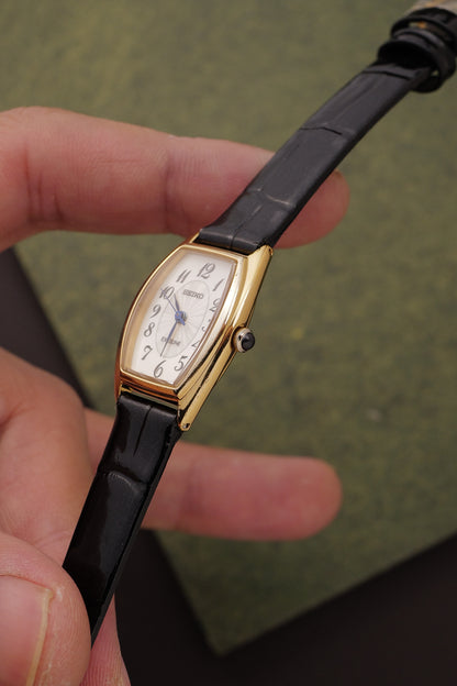Seiko Exceline "Tonneau Guilloche" Circa. 1993