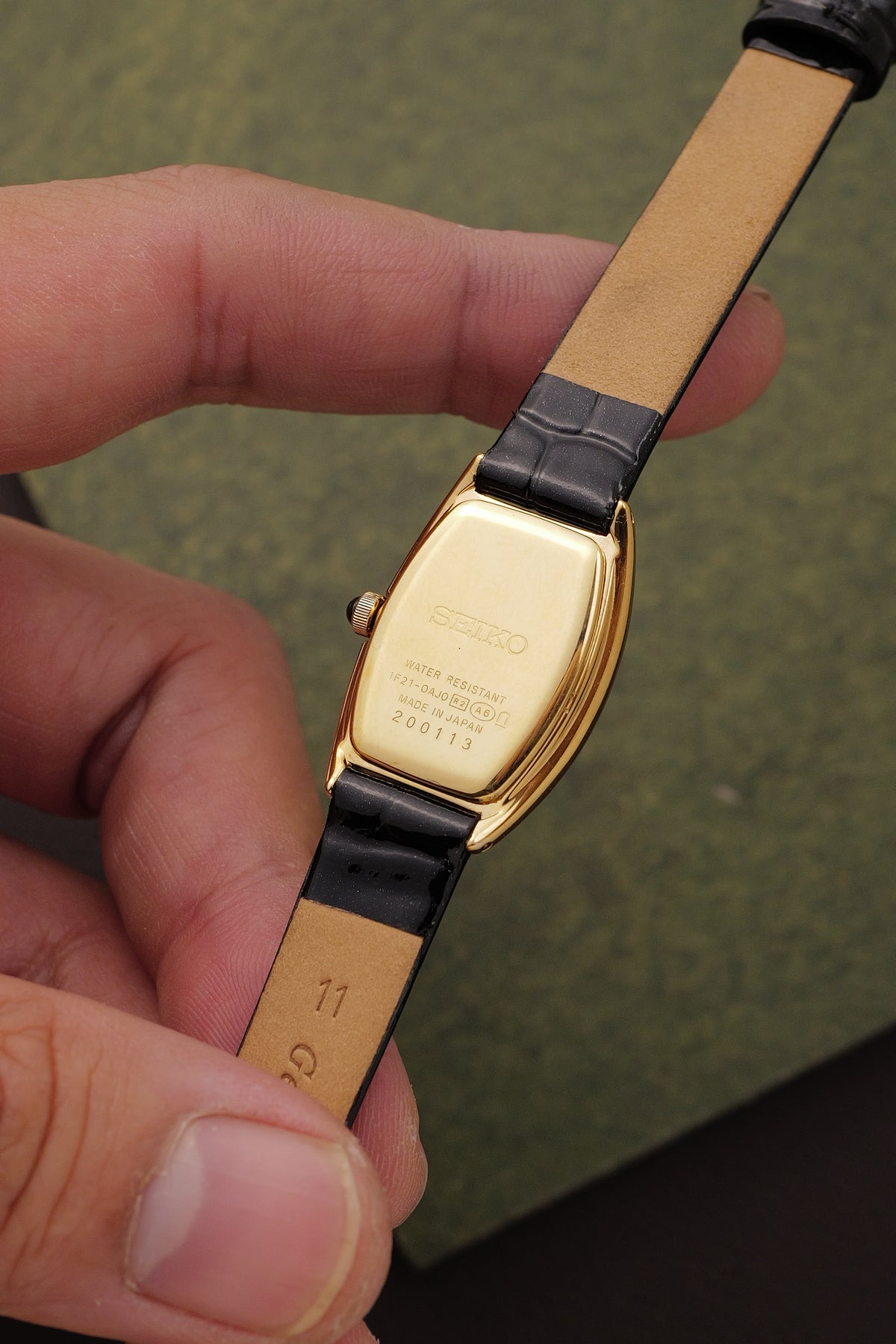 Seiko Exceline "Tonneau Guilloche" Circa. 1993