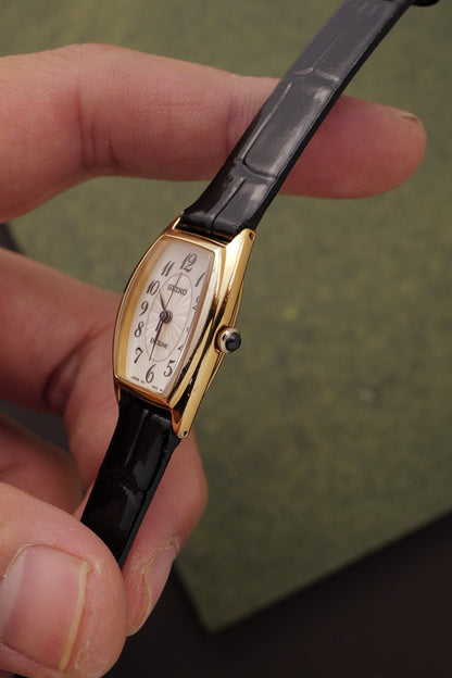 Seiko Exceline "Tonneau Guilloche" Circa. 1993
