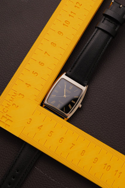 Seiko Dolce "Tonneau onyx" Circa. 1981