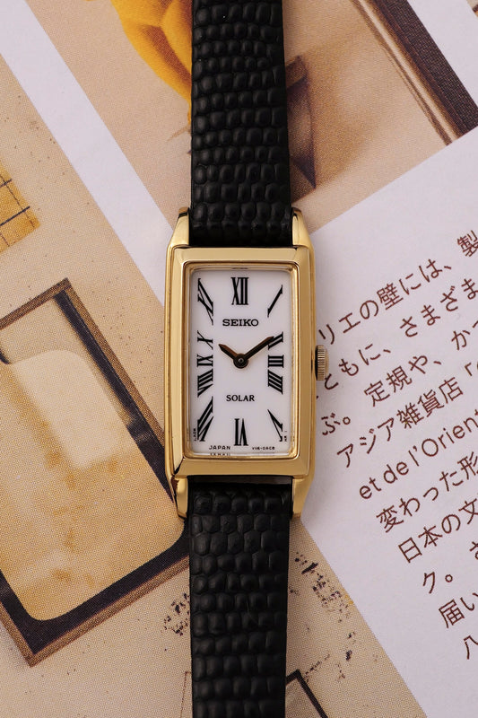 Seiko Solar "Tank Cintree"