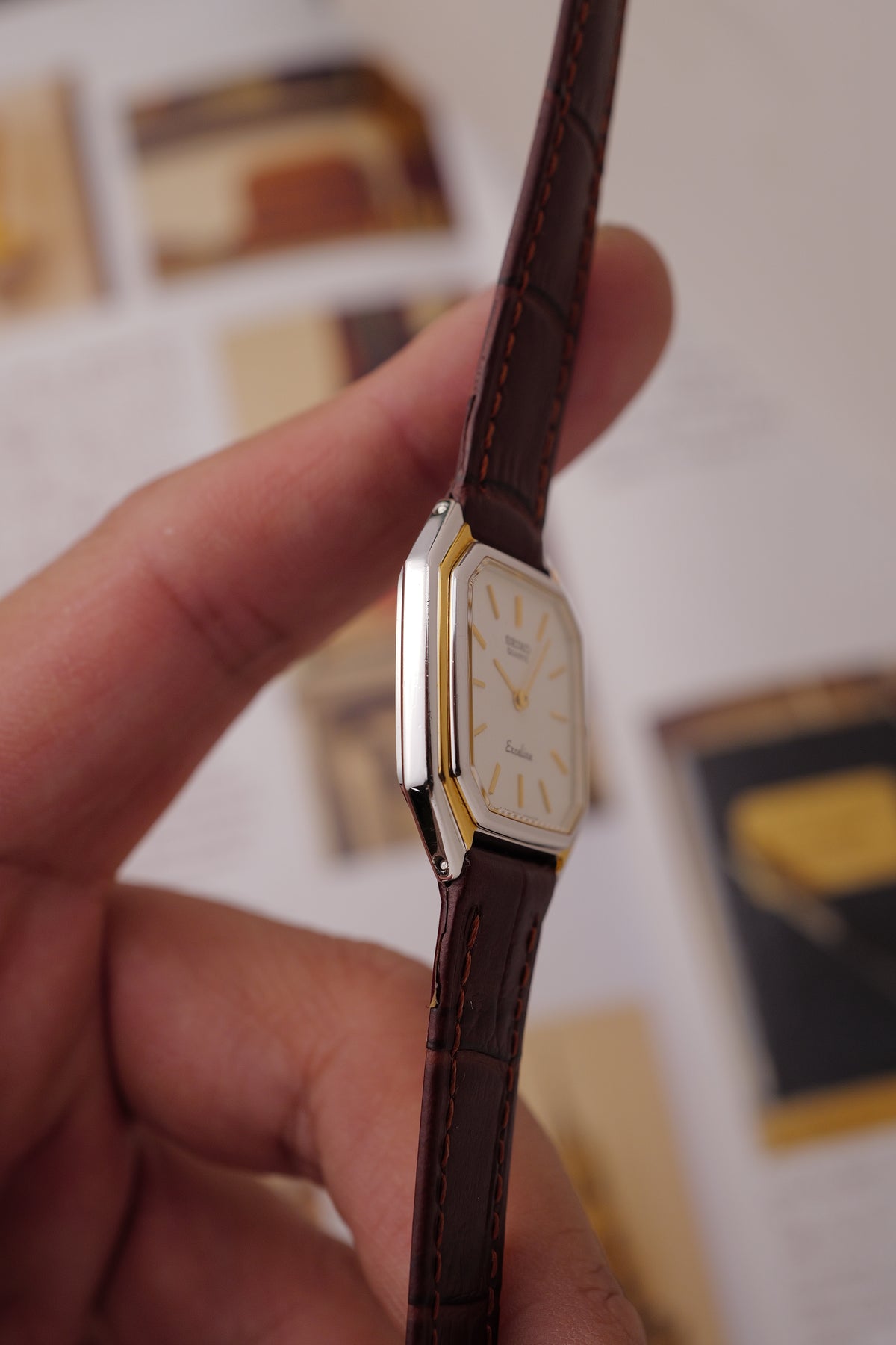 Seiko Exceline "Step-bezel Octa) Circa. 1982