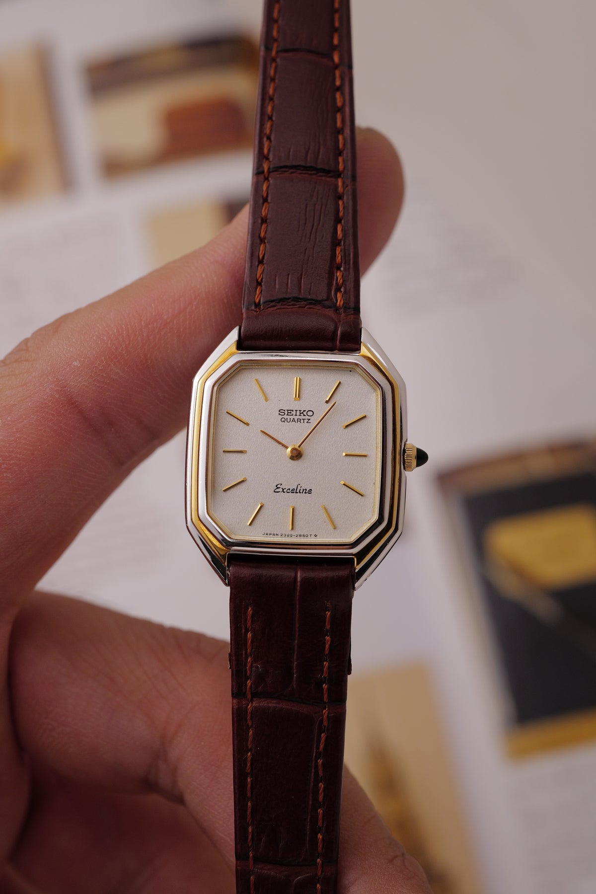 Seiko Exceline "Step-bezel Octa) Circa. 1982