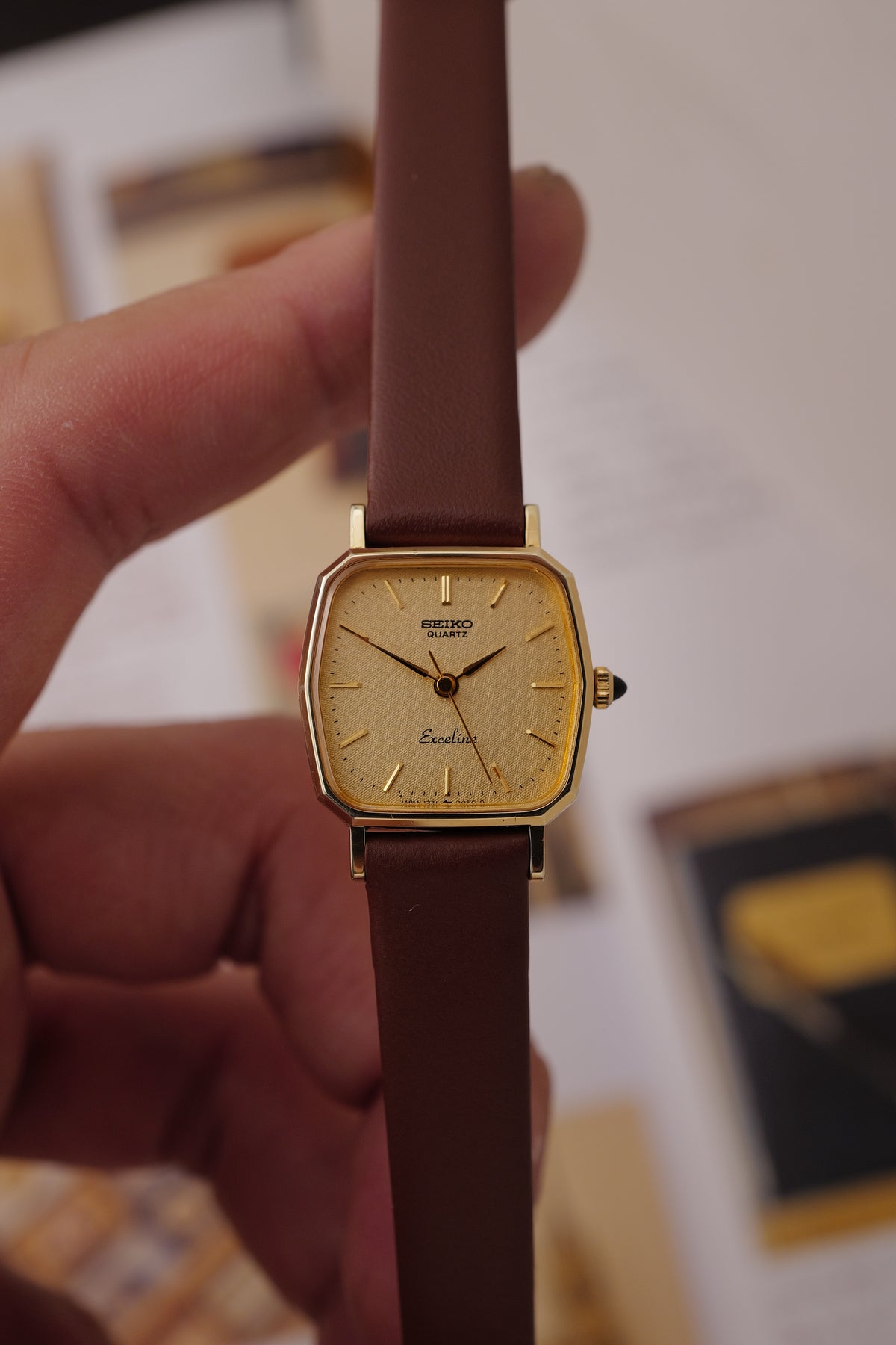 Seiko Exceline "Octa Tapestry Dial" Circa. 1987