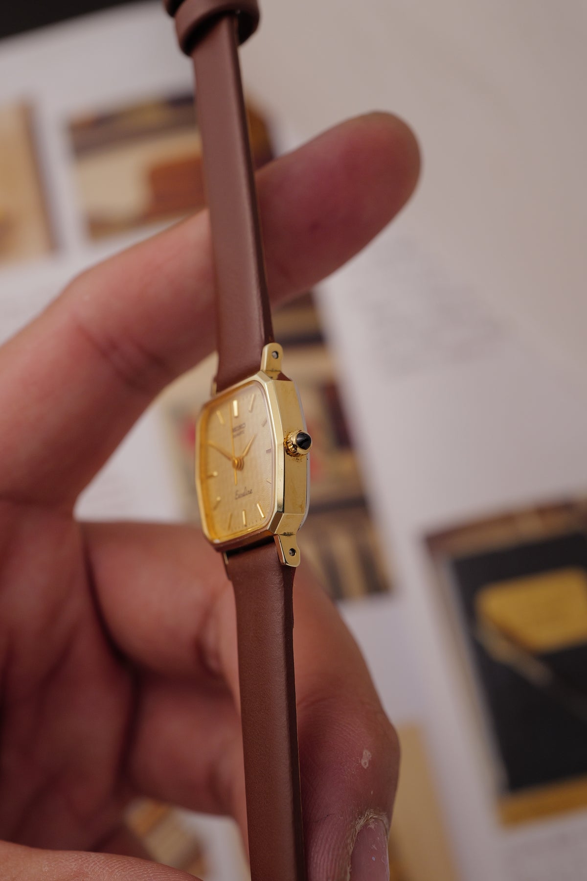 Seiko Exceline "Octa Tapestry Dial" Circa. 1987