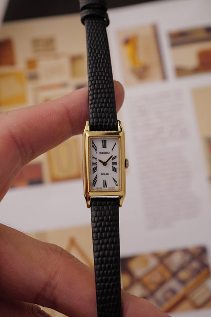 Seiko Solar "Tank Cintree"