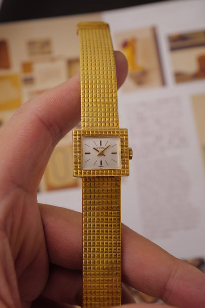 Cyma "Brick" Bracelet w/ original box circa. 1970s