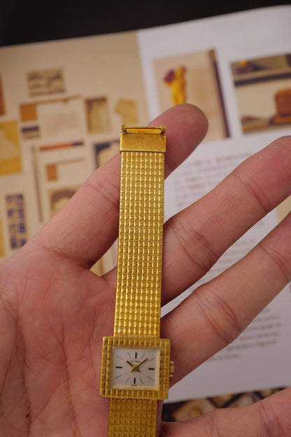 Cyma "Brick" Bracelet w/ original box circa. 1970s