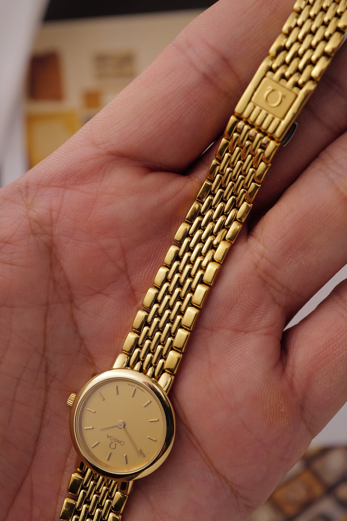 Ladies Omega De-ville "Golden" Circa. 1991