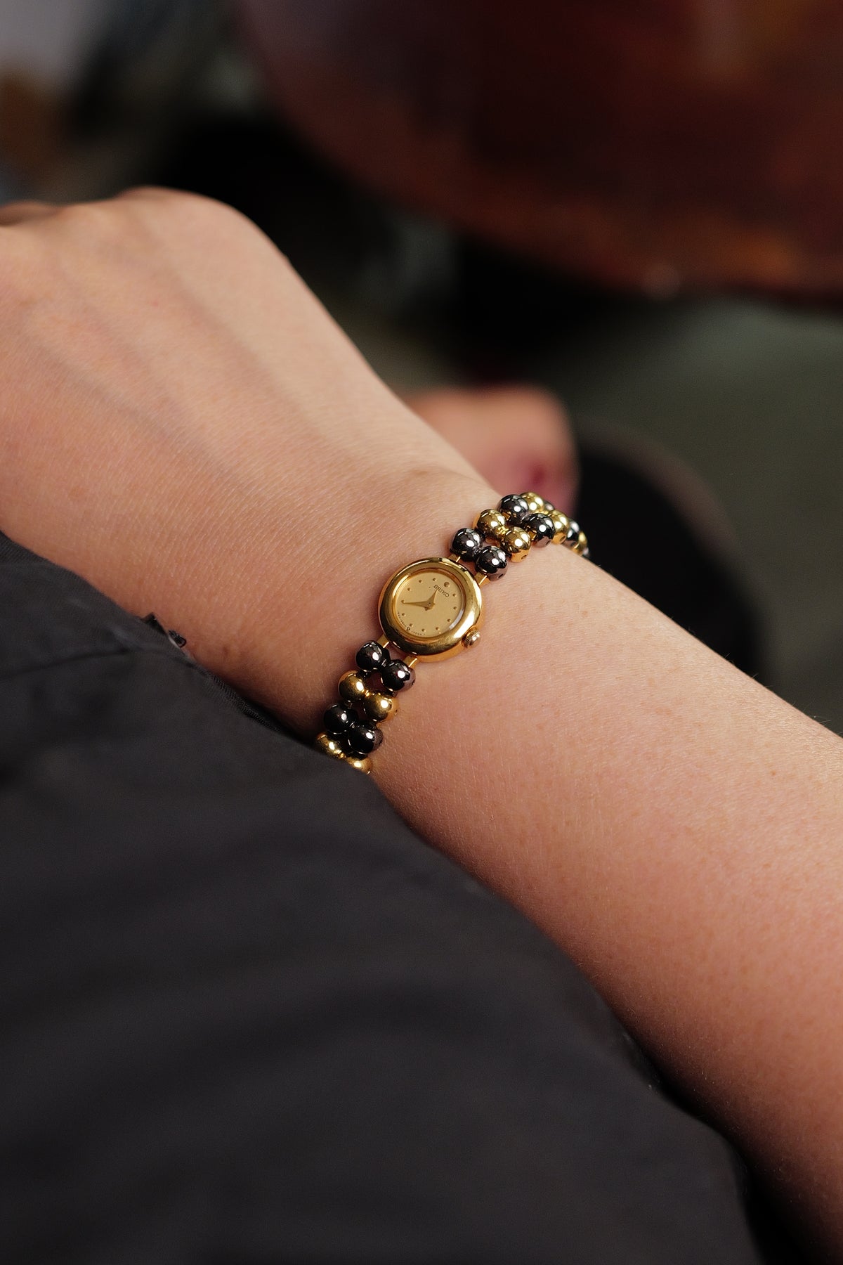 Seiko "2-tone Beaded Duo" Circa. 1995