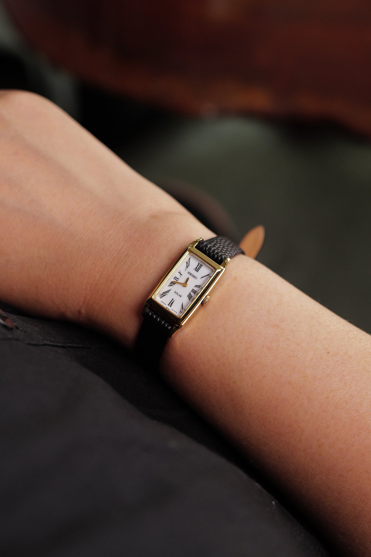 Seiko Solar "Tank Cintree"