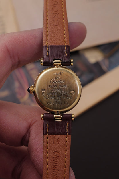 Cartier Vendome SM "Classic Lemon" Circa. 1980s w/ box