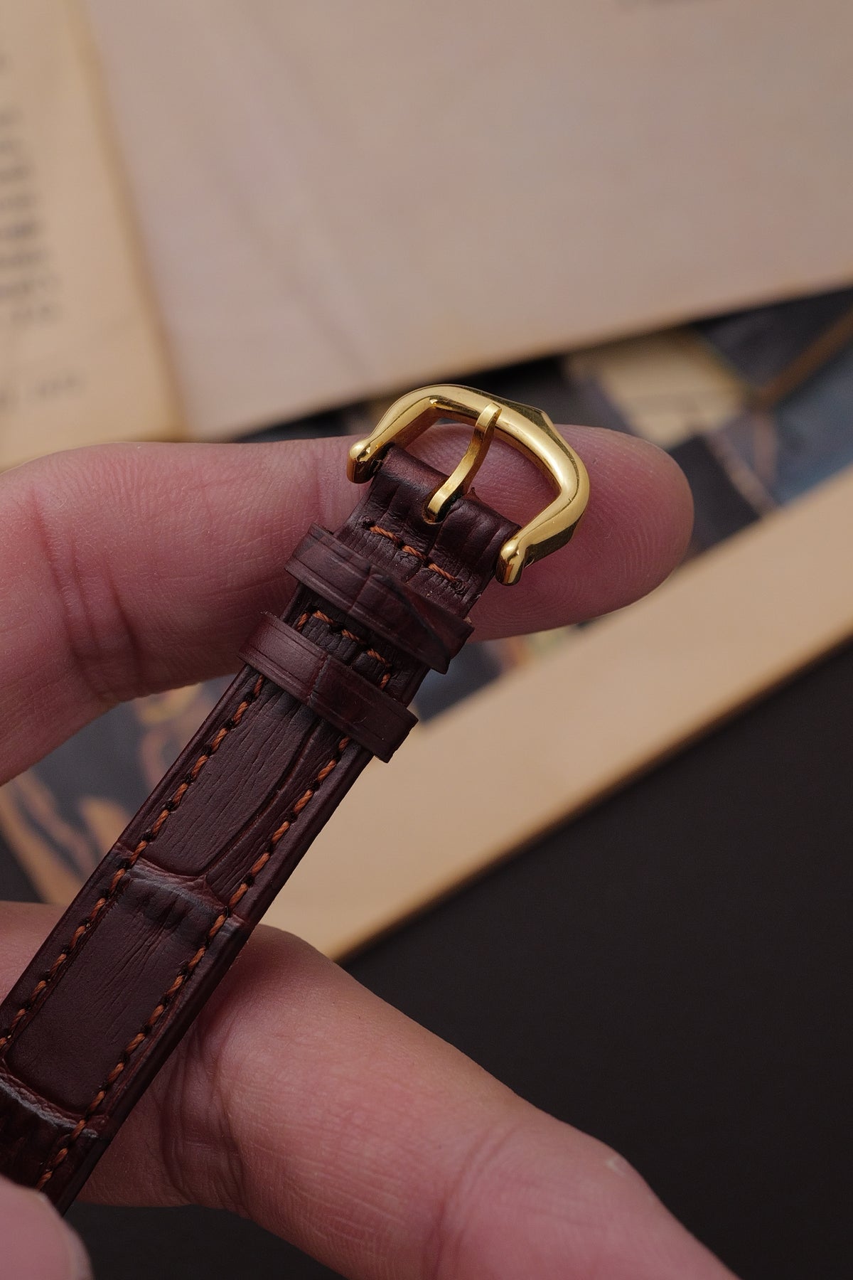 Cartier Vendome SM "Classic Lemon" Circa. 1980s w/ box