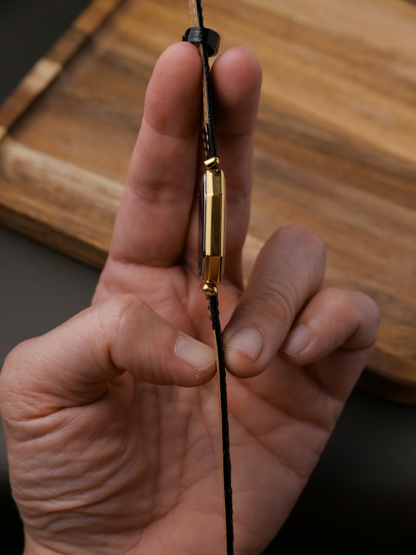 Longines “Octagon” Black Gilt Ref. 3209 (circa 1969)