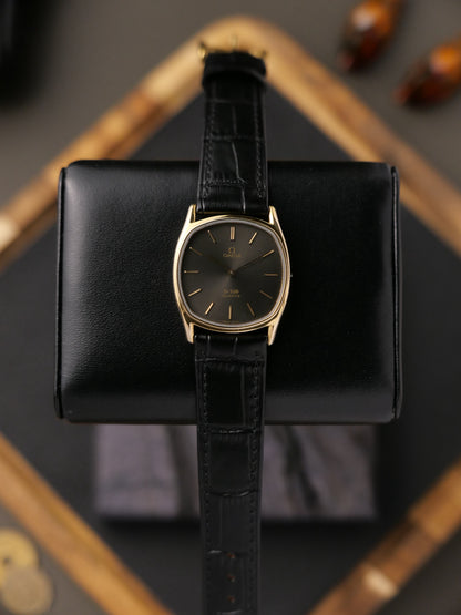 Omega De Ville “Tonneau” Anthracite Dial Ref. 191.0099 (circa 1982)