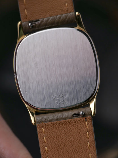 Omega De Ville “Two Tone Squircle” Grey Dial Ref. 191.0174 (circa 1982)