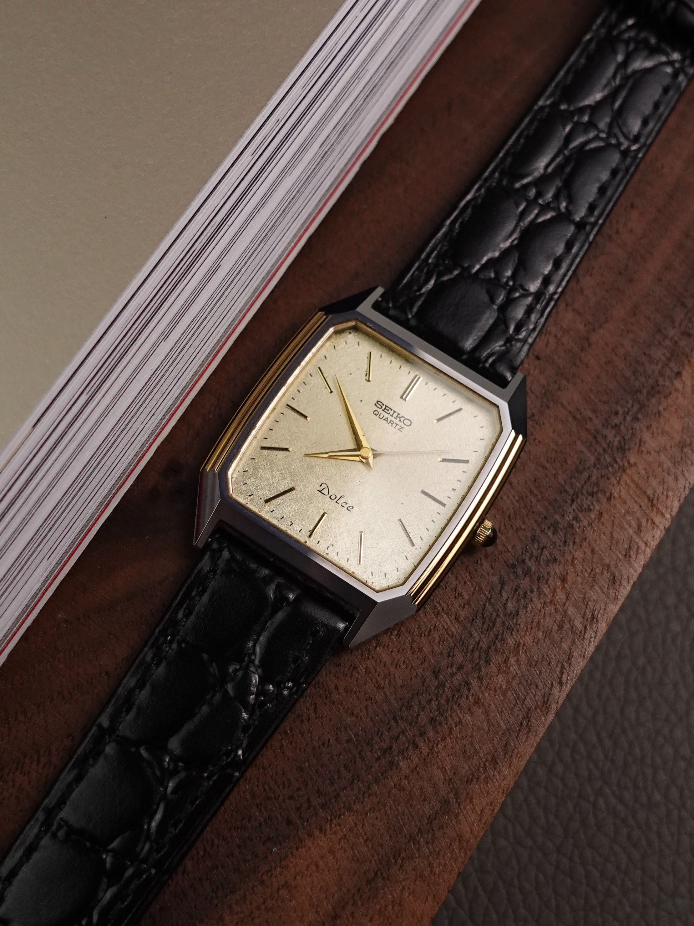 Dolce Step Bezel 9521-5150 Scratch Resistant case – My First Vintage